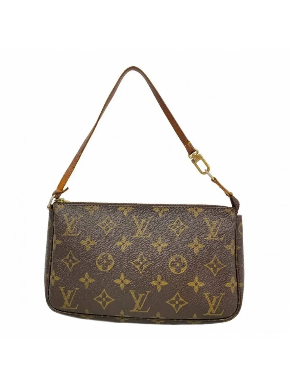 Louis Vuitton Pouch Monogram Pochette Soir Brown